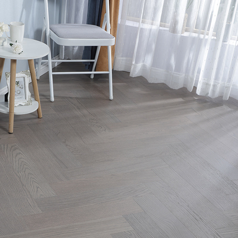 Traditional Wood Tile Wire Brushed Parquet Click-Locking Wood Floor Planks