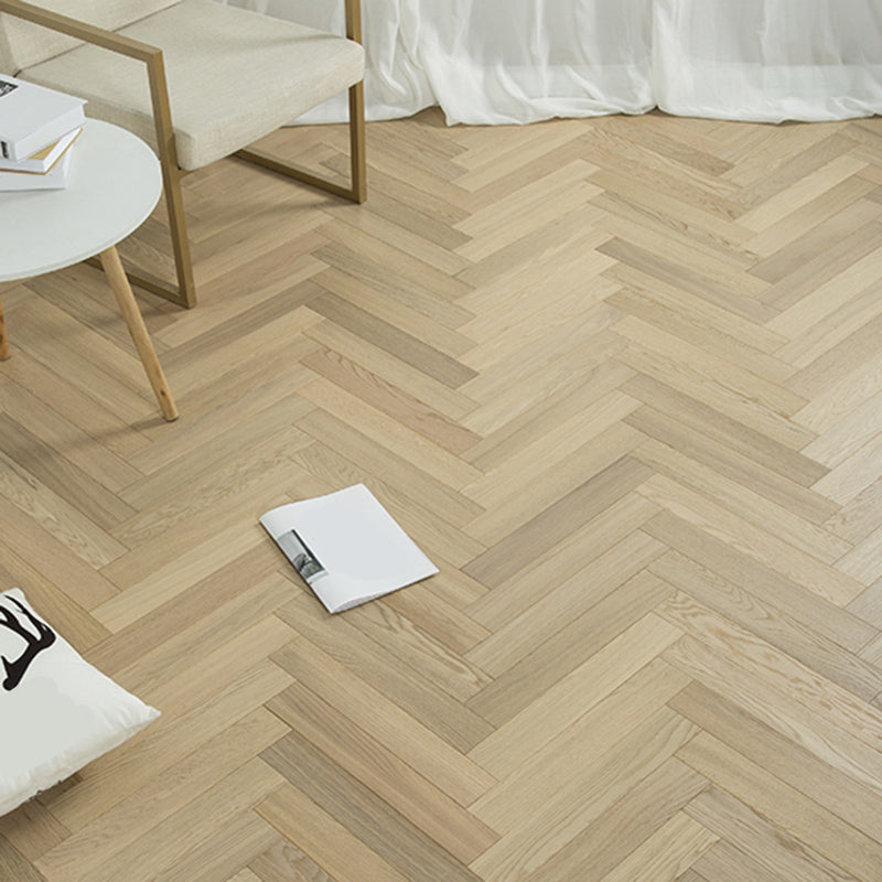 Traditional Wood Tile Wire Brushed Parquet Click-Locking Wood Floor Planks