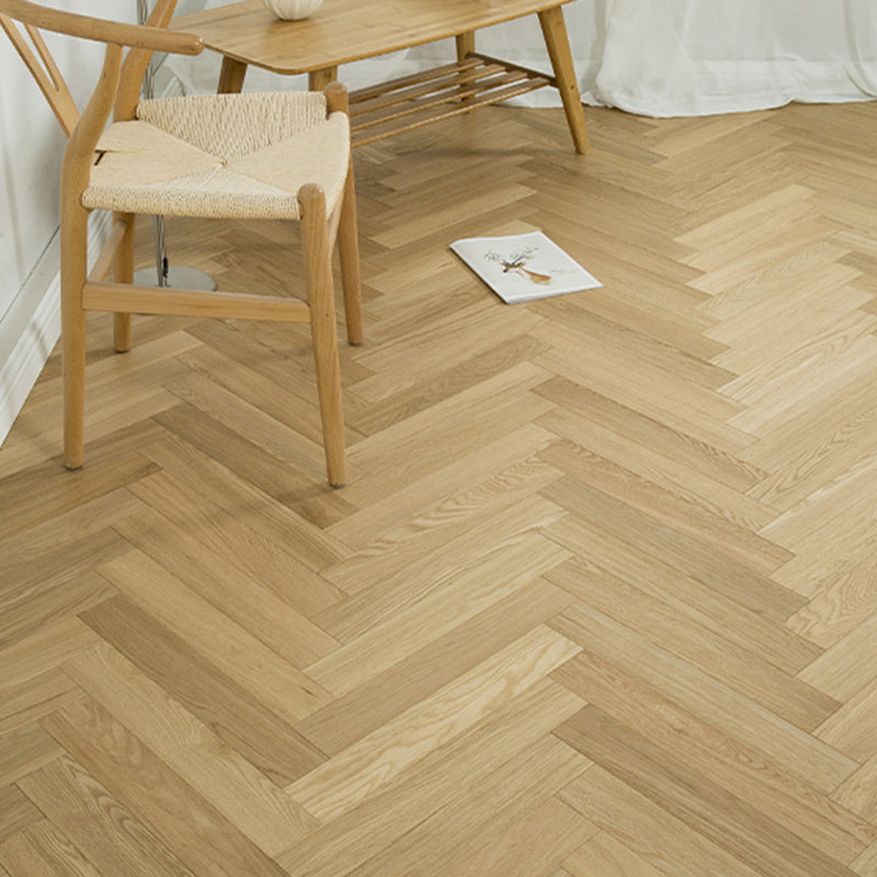 Traditional Wood Tile Wire Brushed Parquet Click-Locking Wood Floor Planks