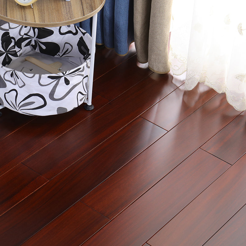 Modern Plank Flooring Solid Wood Water Resistant Staple Hardwood Flooring