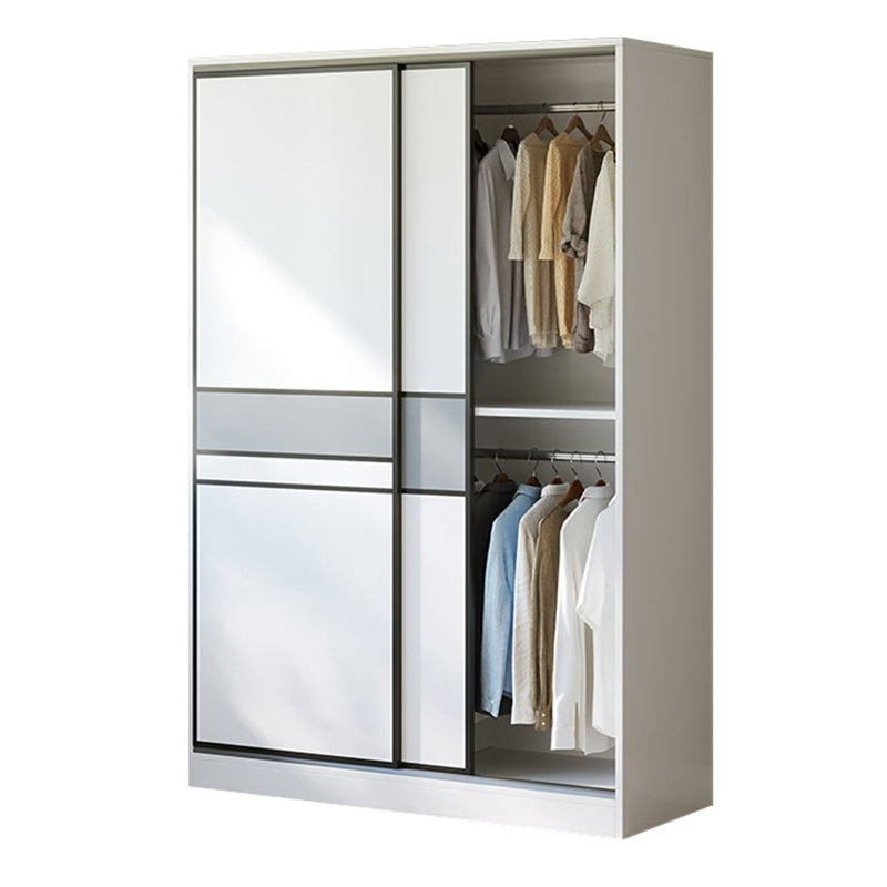 Artificial Wood Wardrobe Modern Wardrobe with Sliding Doors for Bedroom