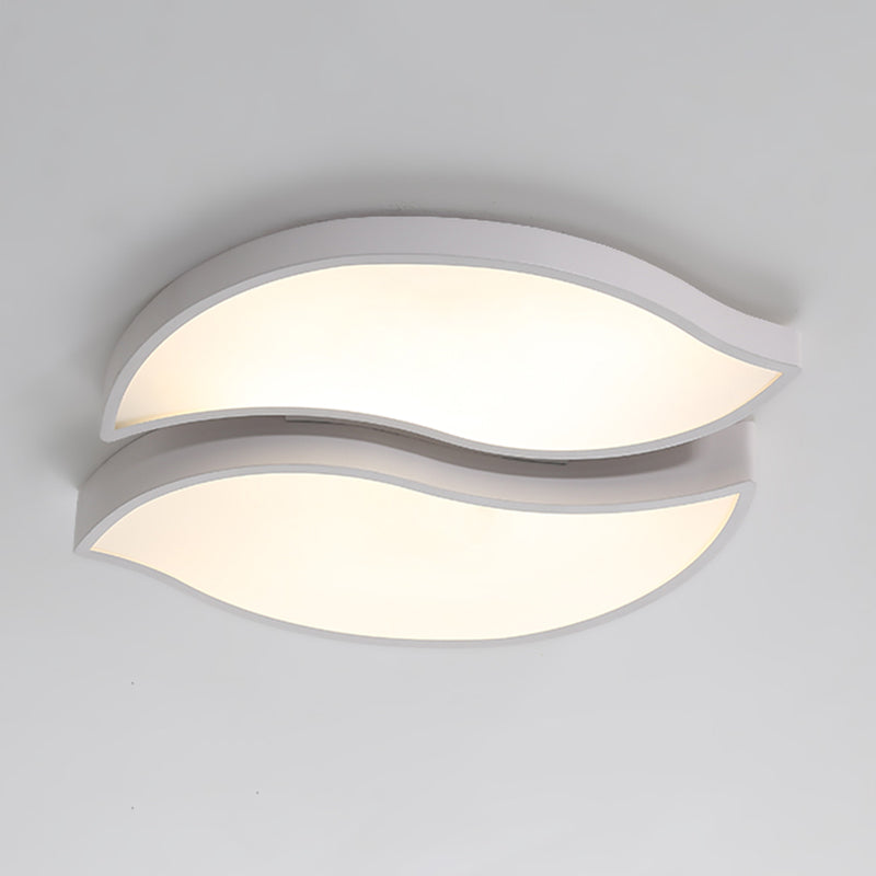 Modern White Ceiling Light LED Ceiling Mount Light with Acrylic Shade for Kid's Room