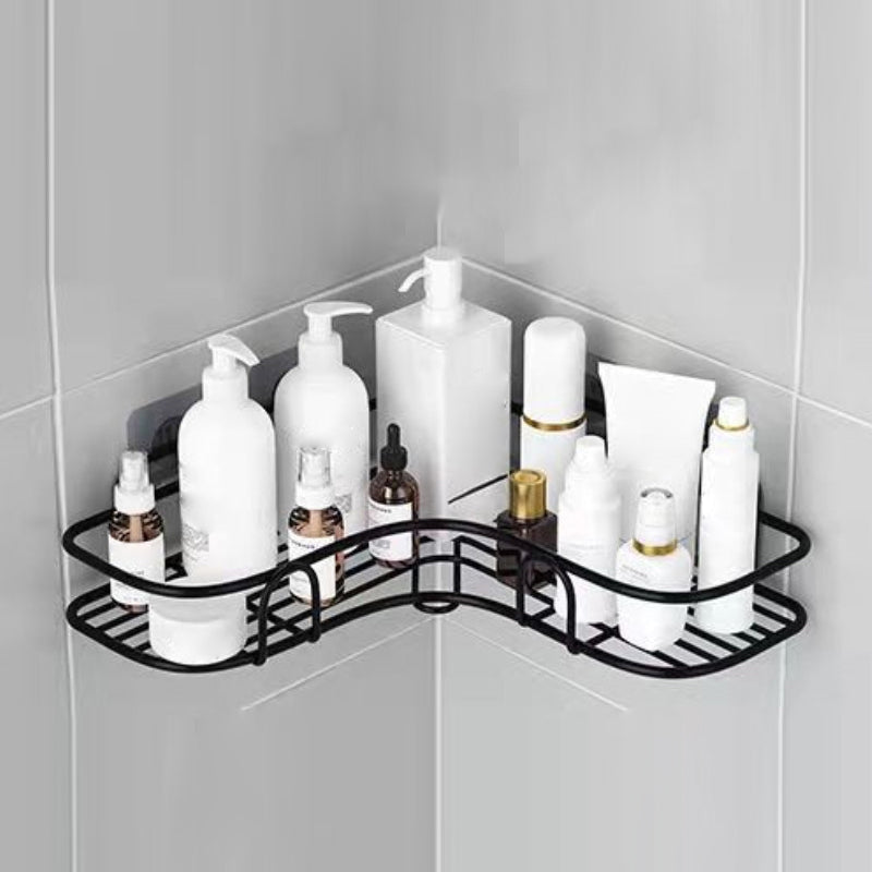 Modern Bath Hardware Set Adhesive Mount Bathroom Hardware Set with Bath Shelf