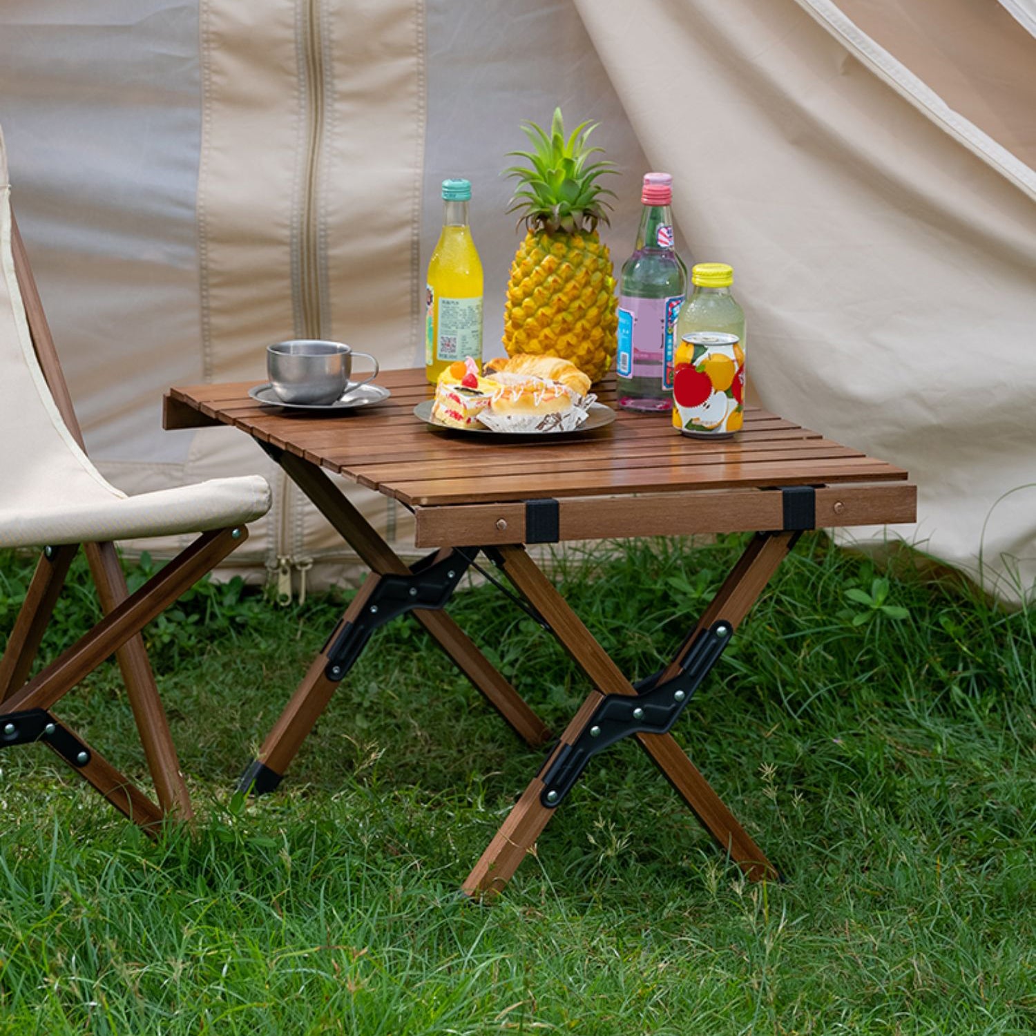 Modern Rectangle Folding Table Outdoor Removable Camping Table