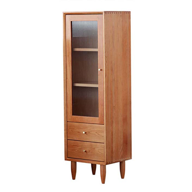 Modern Knobs Chest Cabinets Included Solid Wood Accent Cabinet with Drawers