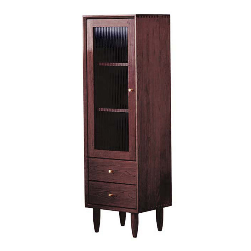 Modern Knobs Chest Cabinets Included Solid Wood Accent Cabinet with Drawers