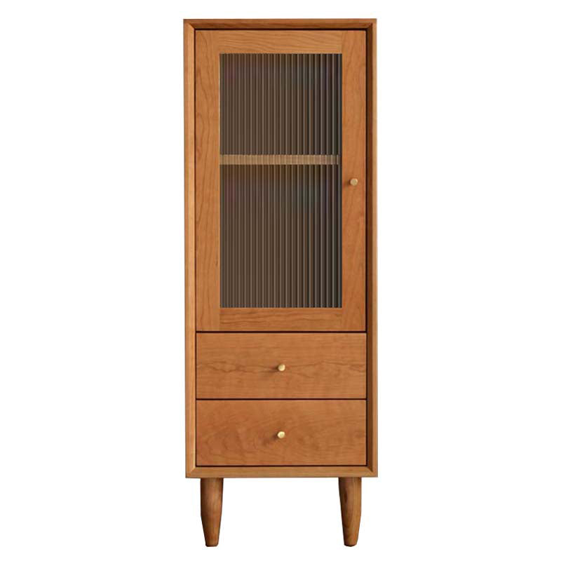 Modern Knobs Chest Cabinets Included Solid Wood Accent Cabinet with Drawers