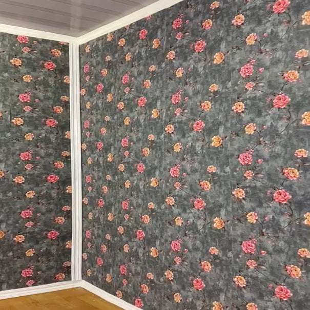 Waterproof Wall Panel 3D Embossed Peel and Press Backsplash Panels for Living Room