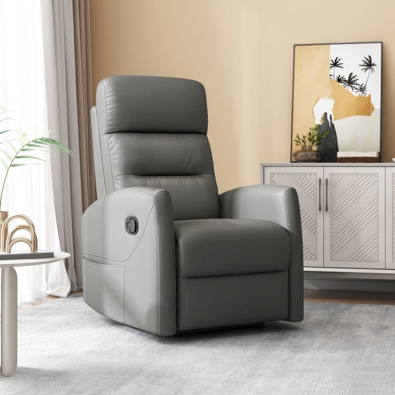 25.98" Wide Manual Recliner Modernism Recliner Chairs with Swivel Glider Base