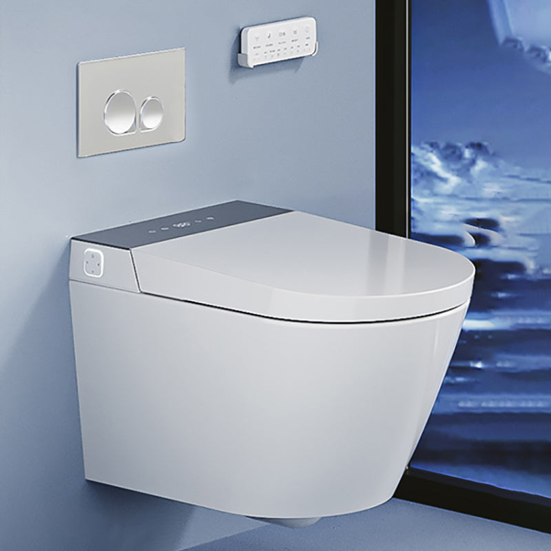 Vitreous China Bidets Bidets Toilet Temperature Control Elongated Seat Bidet in White