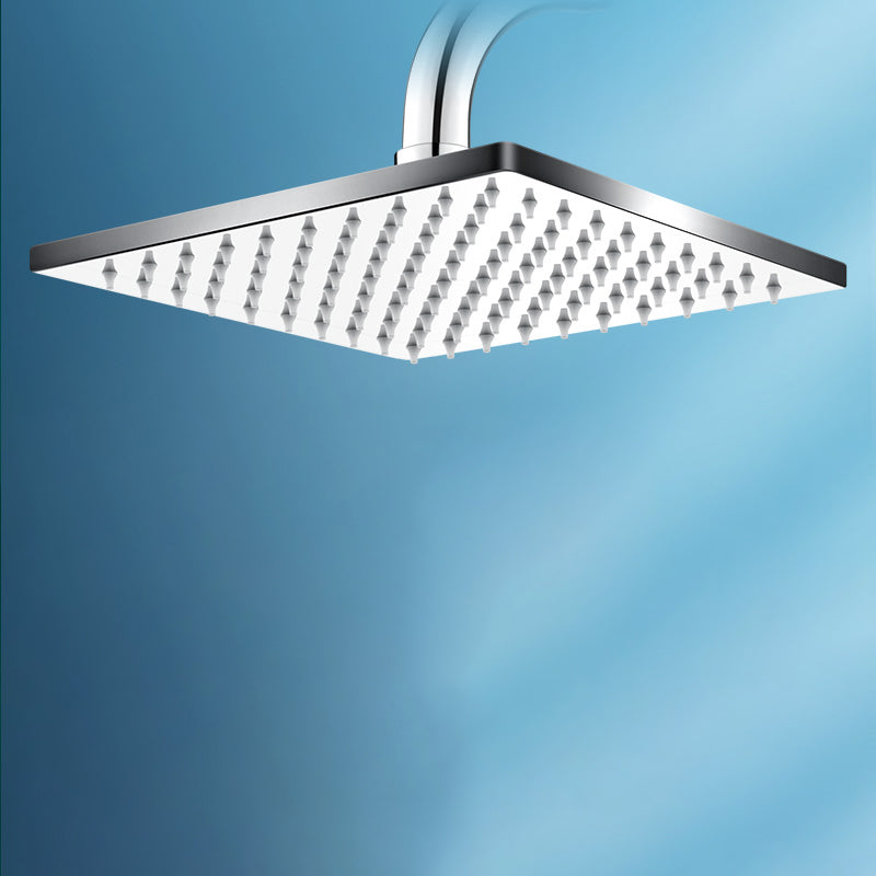 Contemporary Square Shower Head Combo with Handheld Shower Head