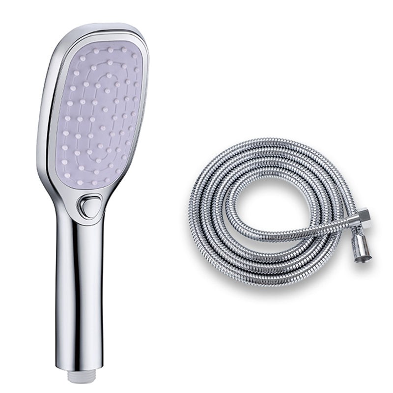 Contemporary Shower Head Standard Spray Pattern Included Hose