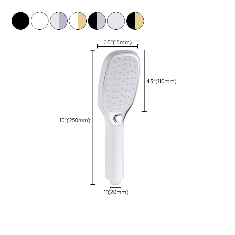 Contemporary Shower Head Standard Spray Pattern Included Hose