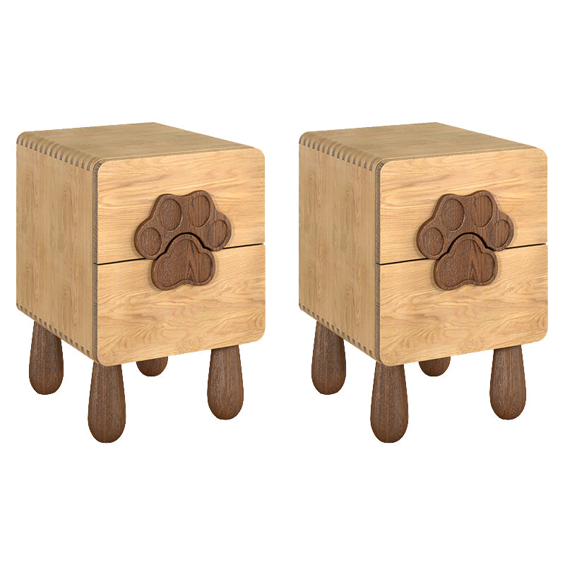 Brown Bedside Table for Nursery Modern & Contemporary Bedside Table for Nursery