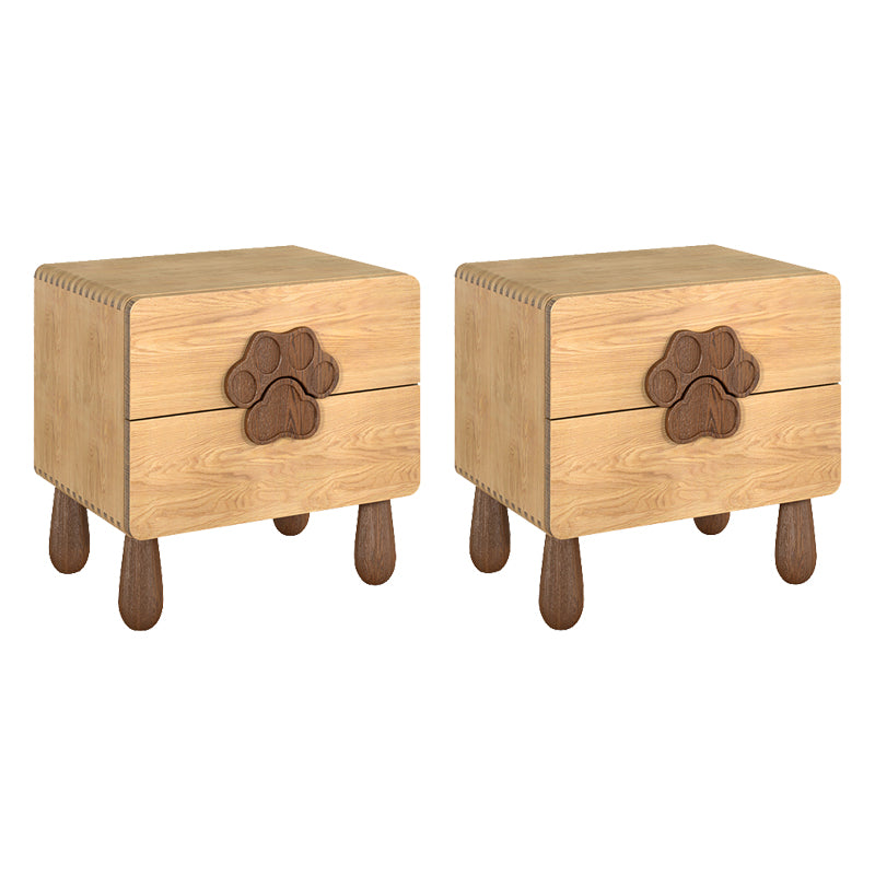 Brown Bedside Table for Nursery Modern & Contemporary Bedside Table for Nursery