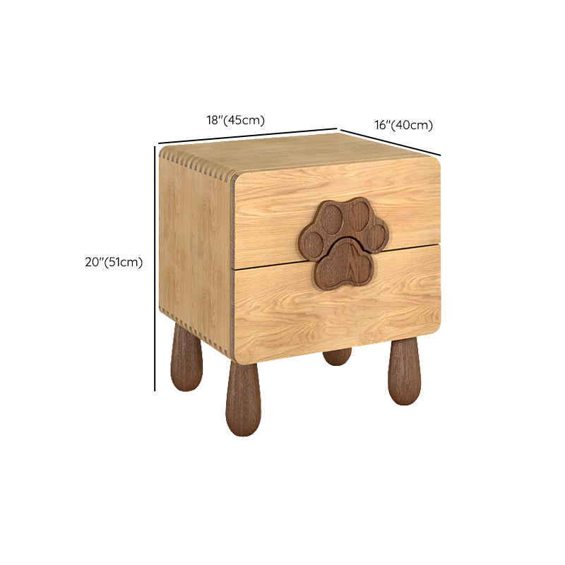 Brown Bedside Table for Nursery Modern & Contemporary Bedside Table for Nursery