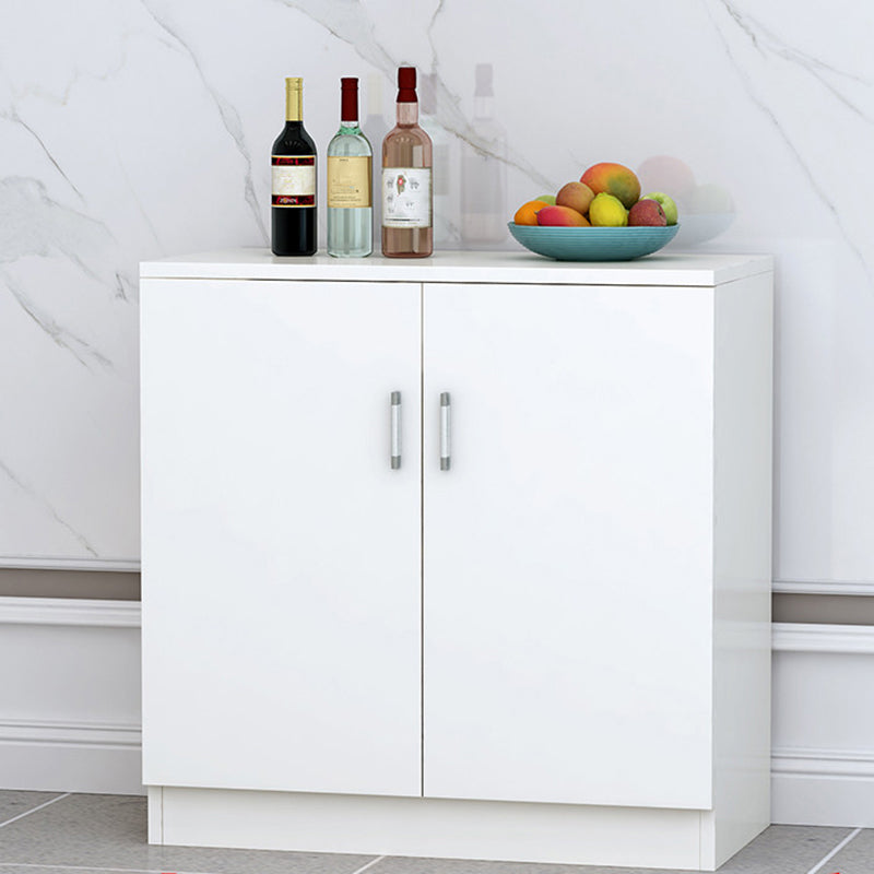 Contemporary Dining Server Adjustable Shelving Sideboard Cabinet with Shelves