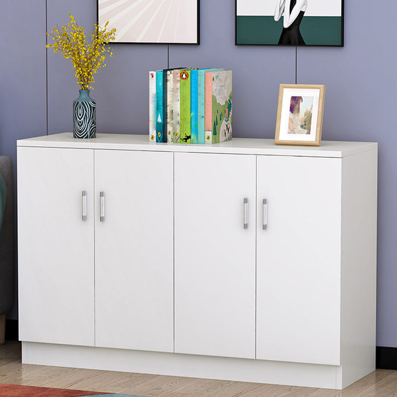 Contemporary Dining Server Adjustable Shelving Sideboard Cabinet with Shelves