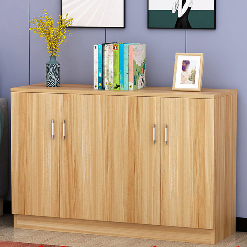 Contemporary Dining Server Adjustable Shelving Sideboard Cabinet with Shelves