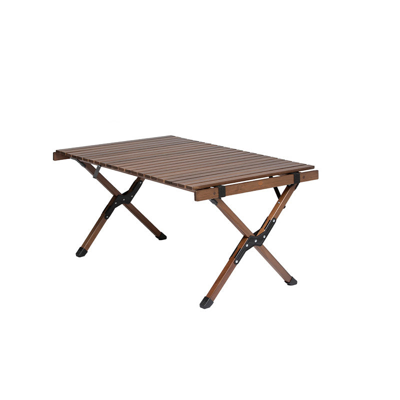 Outdoor Removable Camping Table Modern Beech Wood Folding Table