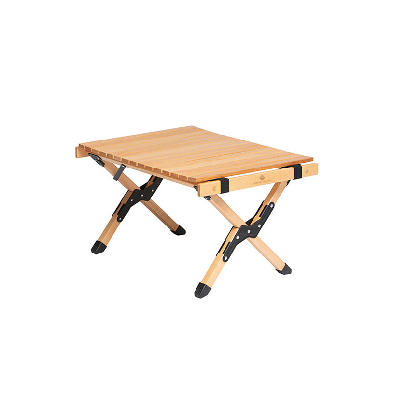 Outdoor Removable Camping Table Modern Beech Wood Folding Table