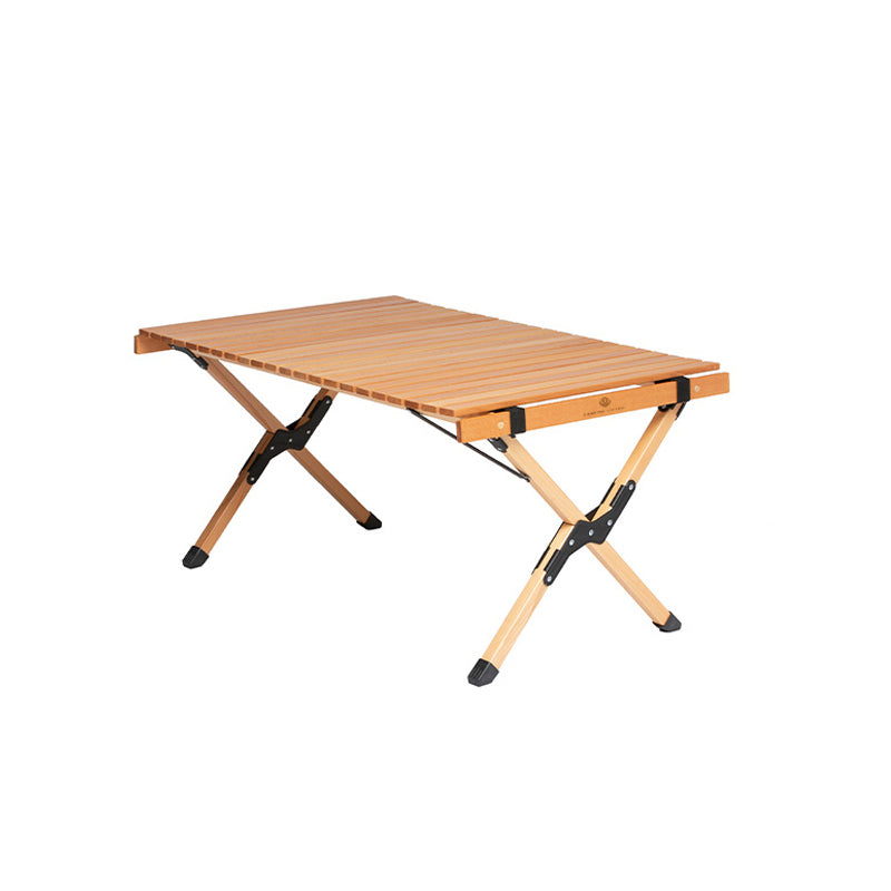 Outdoor Removable Camping Table Modern Beech Wood Folding Table