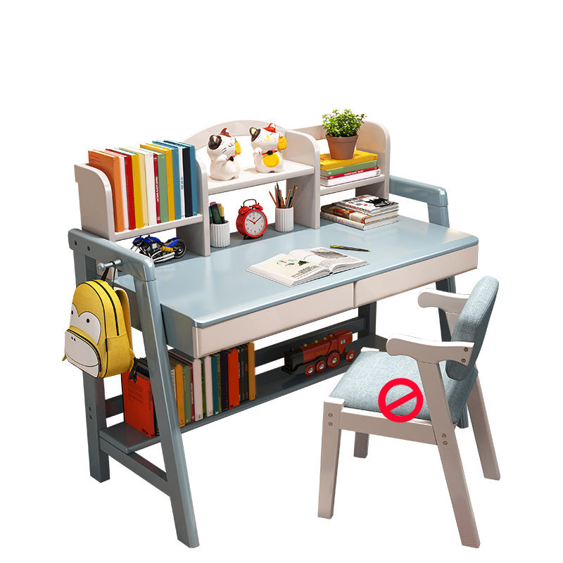 Writing Desk Adjustable Kids Desk and Chair 23.6" Desk with Drawer Kids Desk