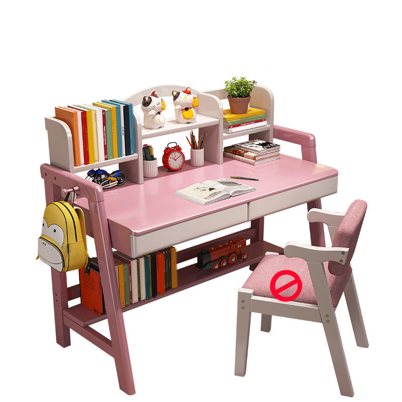 Writing Desk Adjustable Kids Desk and Chair 23.6" Desk with Drawer Kids Desk