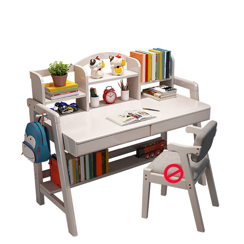 Writing Desk Adjustable Kids Desk and Chair 23.6" Desk with Drawer Kids Desk