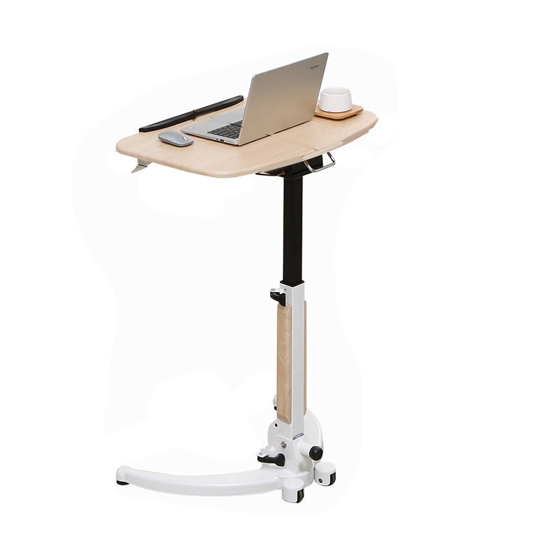 Art Desk with Casters 20.5"W Kids Desk Adjustable Lap Desk Wood and Metal Desk