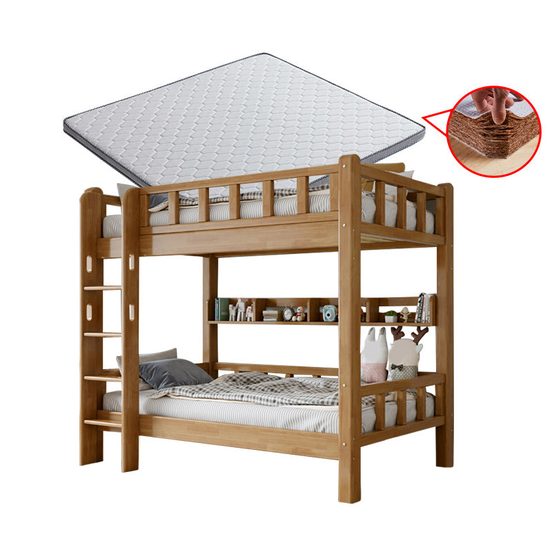 Solid Wood Kids Bed Gender Mid-Century Modern No Theme Neutral Bunk Bed