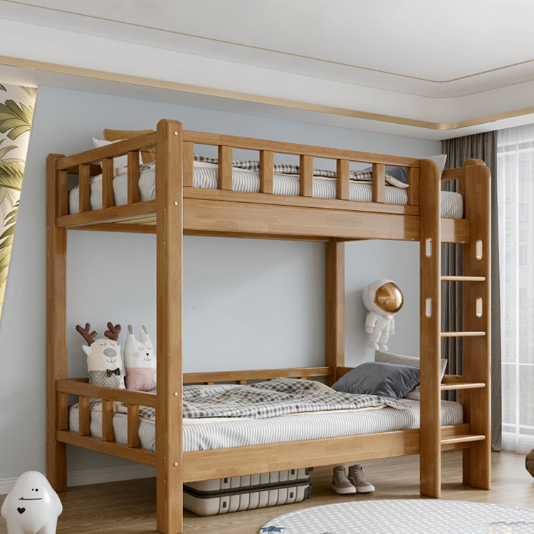 Solid Wood Kids Bed Gender Mid-Century Modern No Theme Neutral Bunk Bed