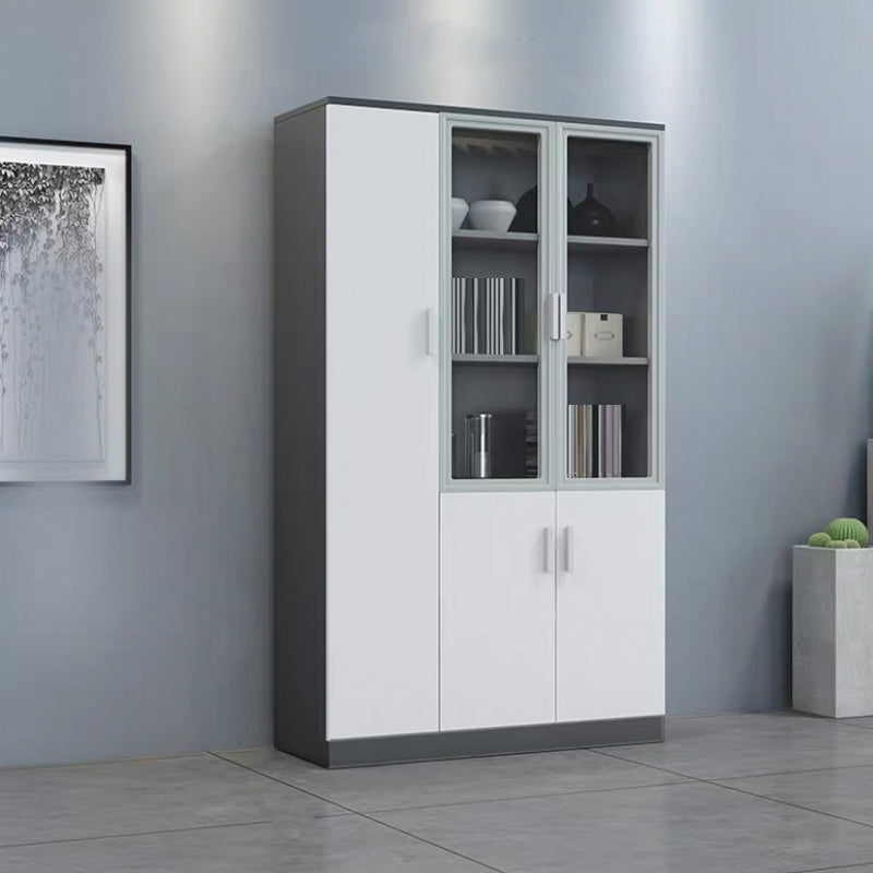 Contemporary Vertical File Cabinet Wooden Frame Storage Filing Cabinet