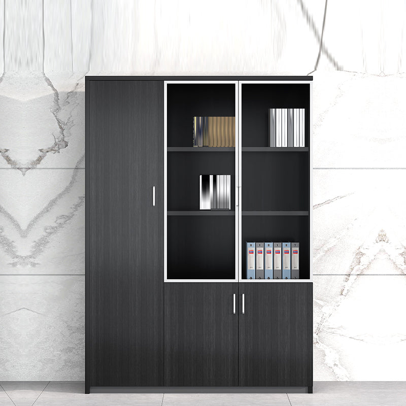 Contemporary Vertical File Cabinet Wooden Frame Storage Filing Cabinet