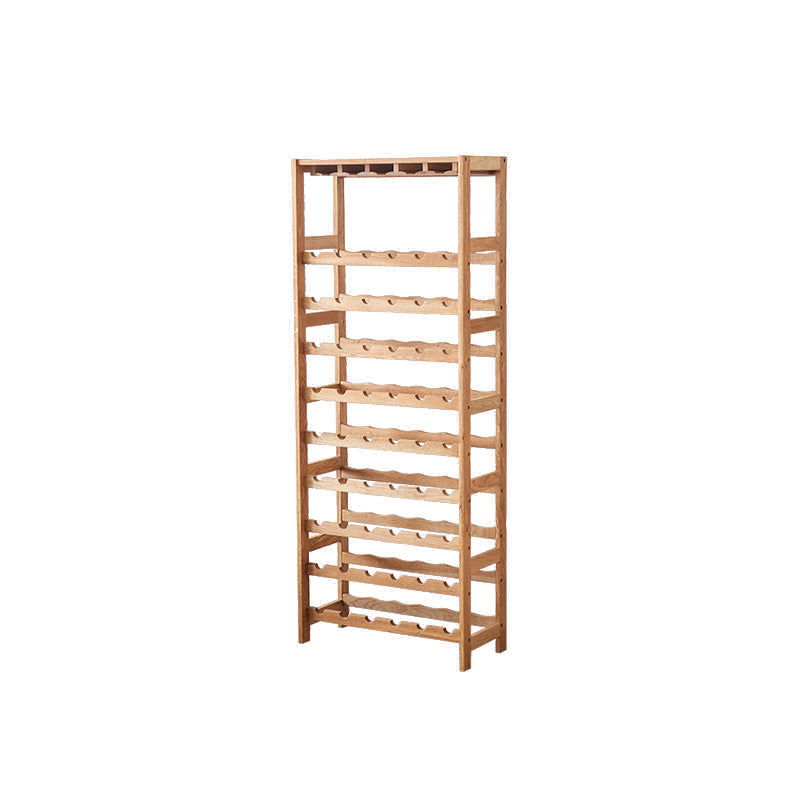 Modern Floor Wine Bottle Rack Solid Wood Wine Bottle Rack for Home