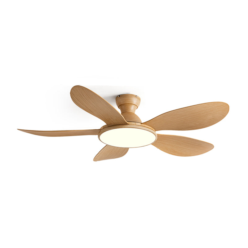 Nordic Style LED Ceiling Fan 5-Blade Fan Lighting for Dining Room