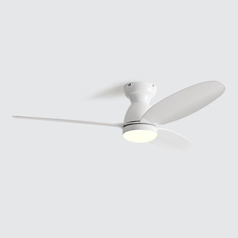 Nordic Style LED Ceiling Fan 3-Blade Fan Lighting for Dining Room