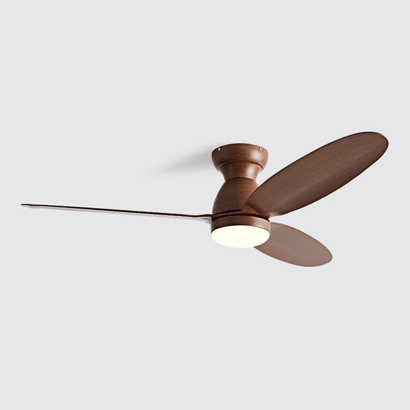 Nordic Style LED Ceiling Fan 3-Blade Fan Lighting for Dining Room