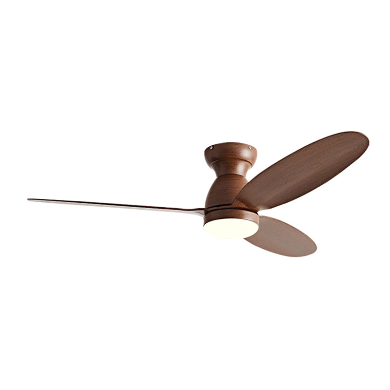 Nordic Style LED Ceiling Fan 3-Blade Fan Lighting for Dining Room