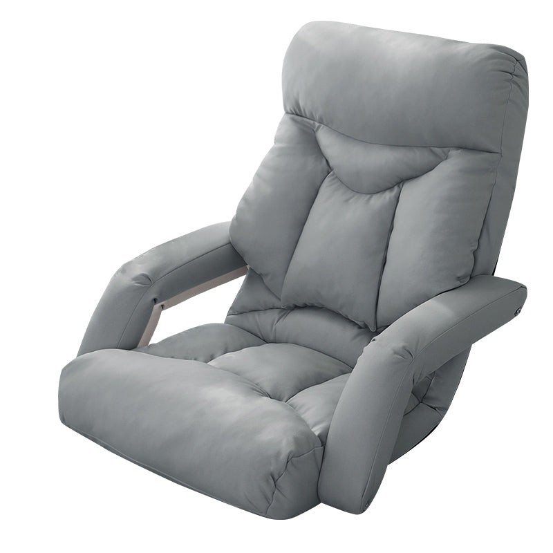 Faux Leather Manual Recliner Chair Modern Push Back Recliners with Position Lock