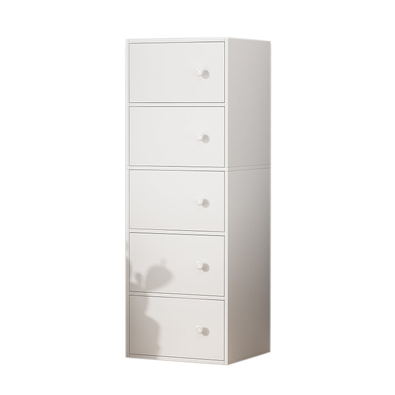 Contemporary Rectangle Accent Cabinet Manufactured Wood Knobs Accent Cabinet