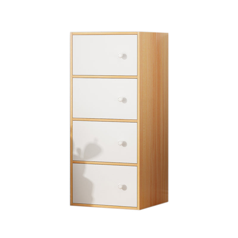 Contemporary Rectangle Accent Cabinet Manufactured Wood Knobs Accent Cabinet