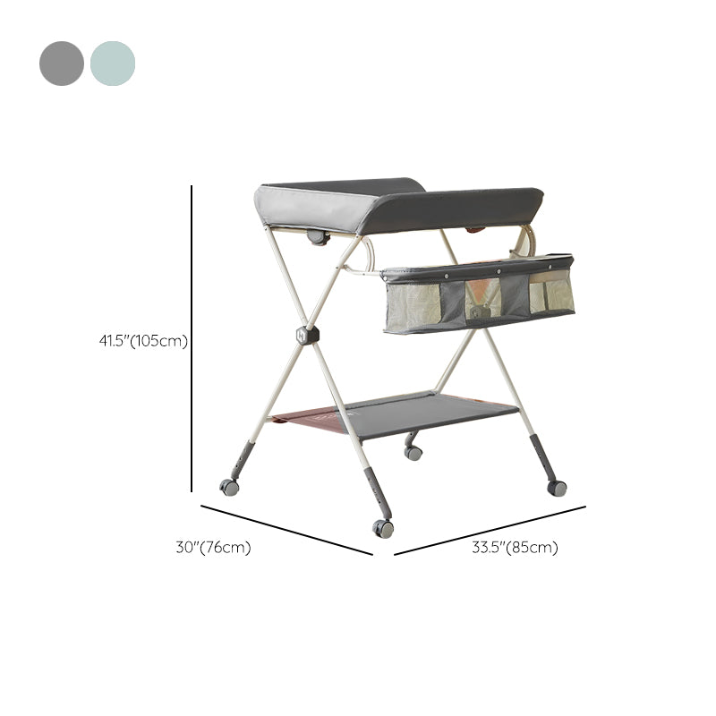 Safety Rails Baby Changing Table Metal Changing Table Portable