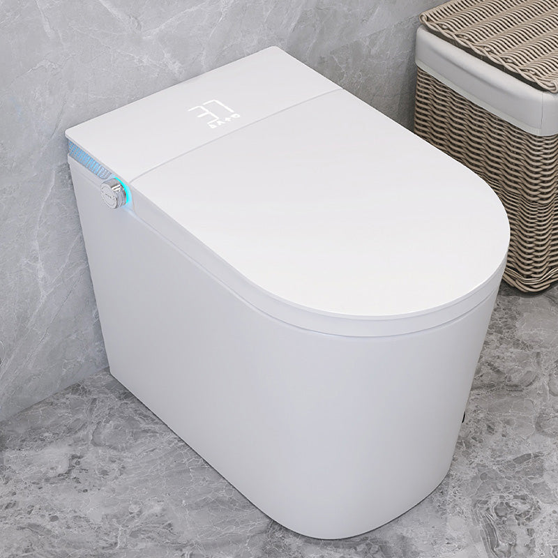 Floor Standing Bidet in White Elongated Whit with Unlimited Warm Water