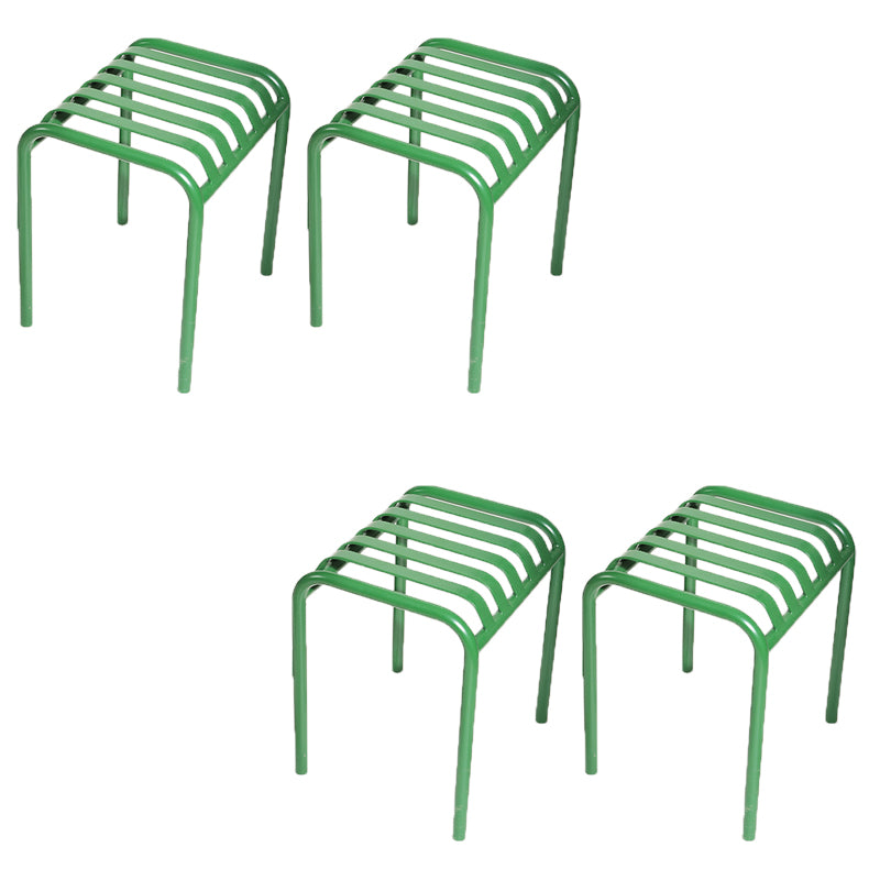 Industrial Outdoors Dining Chairs Metal Stacking Outdoor Bistro Chairs