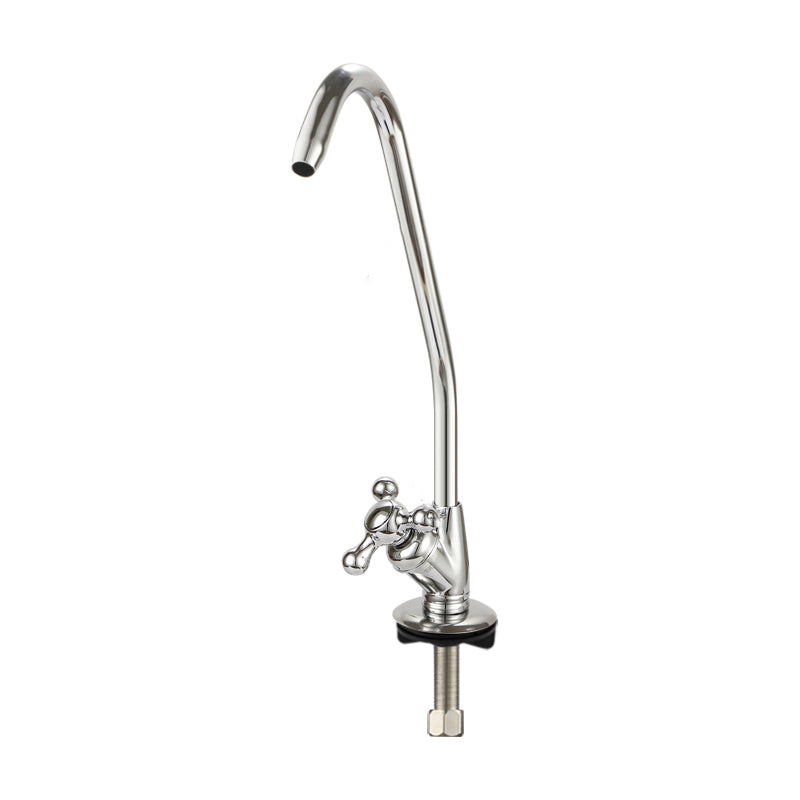 Modern Style Kitchen Filtered Faucet Copper Gooseneck Kitchen Filtered Faucet