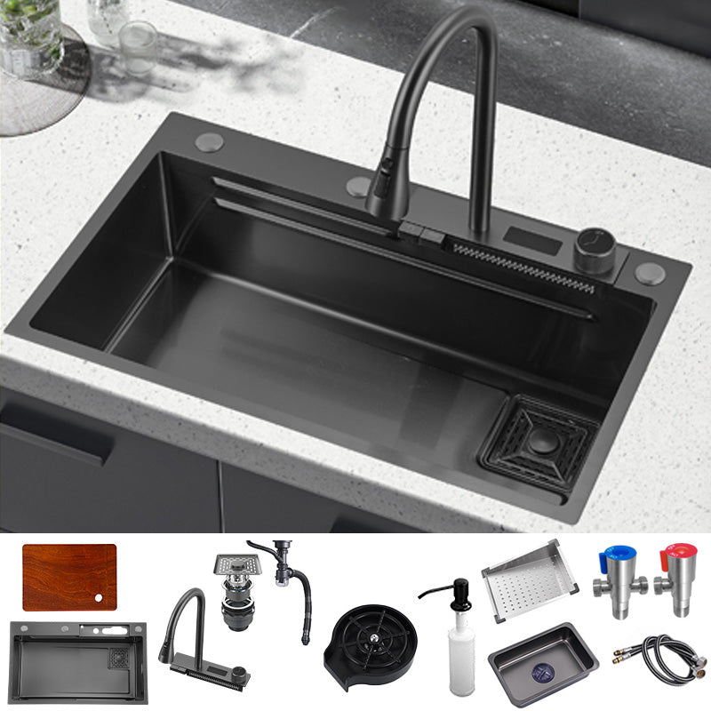 Modern Workstation Sink Stainless Steel with Soundproofing and Cutting-Board Kitchen Sink