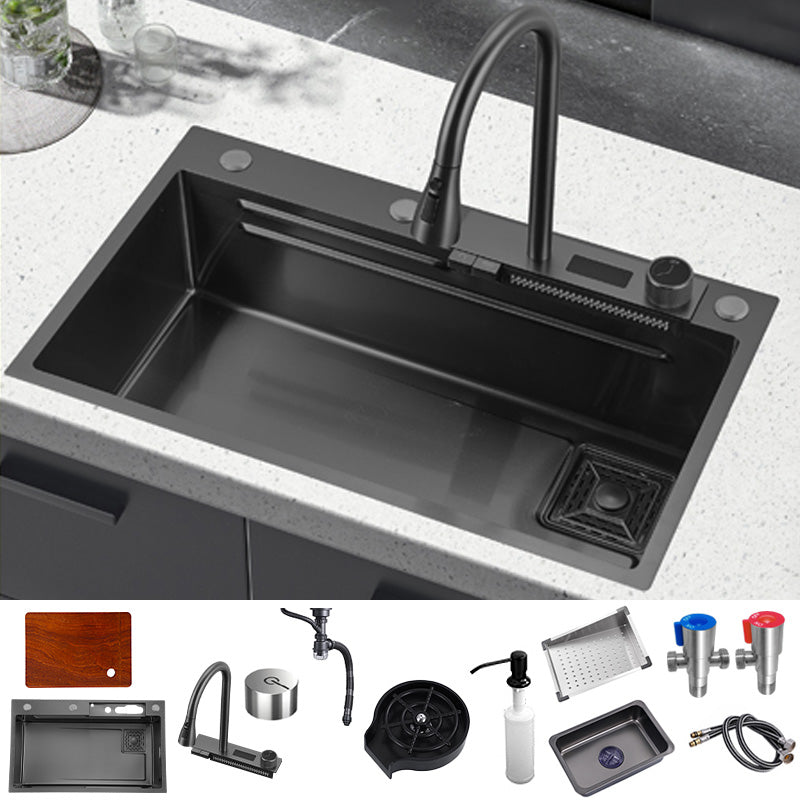 Modern Workstation Sink Stainless Steel with Soundproofing and Cutting-Board Kitchen Sink