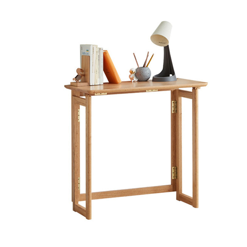 Light Wood Student Desk Wood Foldable Student Table for Home