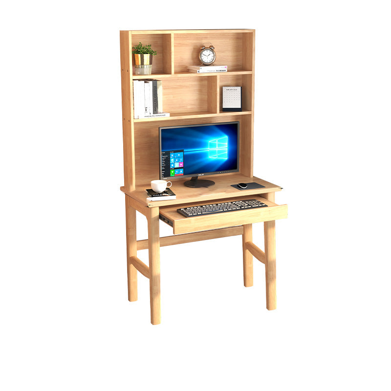 17" Wide Contemporary Student Desk Wooden Student Table with Storage